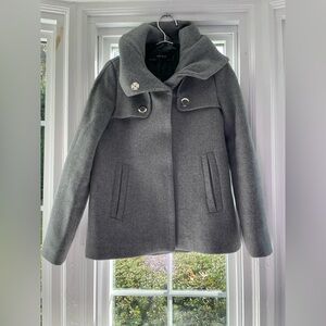New with tag Zara xs peacoat w funnel neck